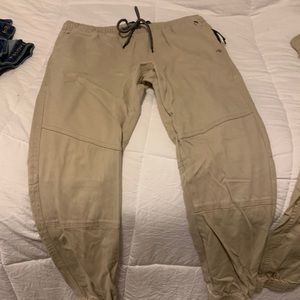 Men khaki joggers